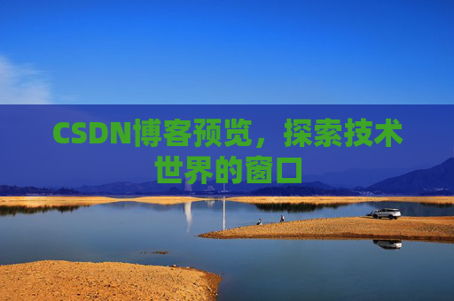 CSDN博客预览，探索技术世界的窗口